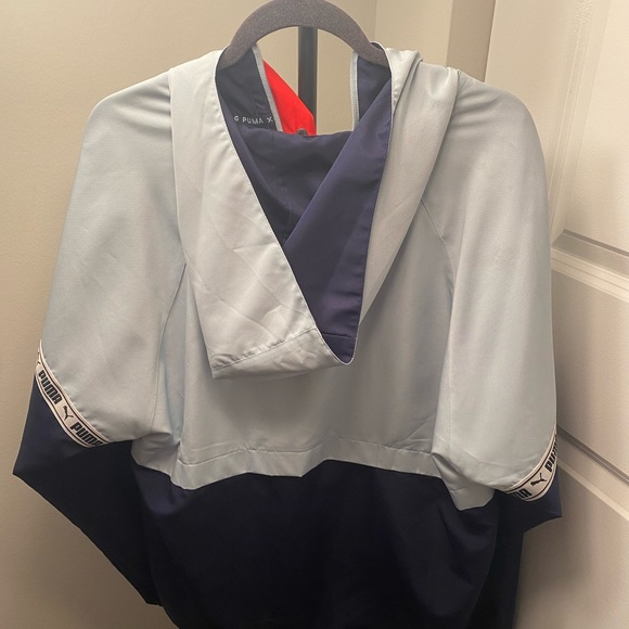 Vintage Puma Lightweight Rain Pullover Brand New with Zipper Pocket - Picture 2 of 5